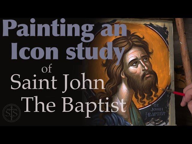 Orthodox Icon Painting step by step | Saint John the Baptist |