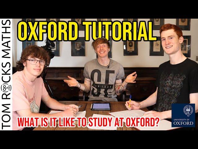 Watch a Real Oxford University Lesson || Undergraduate Maths Tutorial