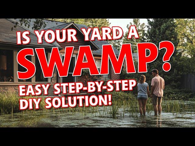 NEW Easiest DIY French Drain Yard Drain 2025 - Breakthrough Technology