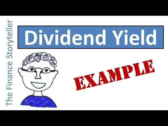 Dividend yield calculation example