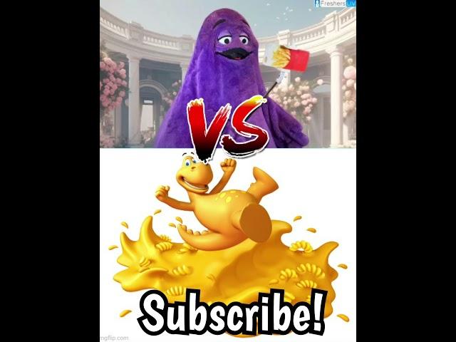 Grimace VS The Cheesasaurus Rex!