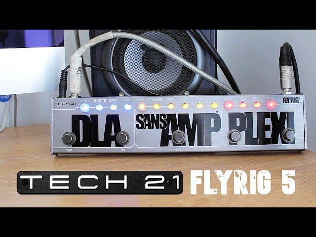 Tech 21 Sansamp FlyRig 5 Guitar Pedal Demo (Direct Sound)