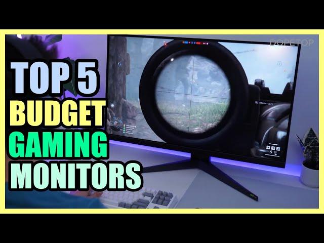 5 BEST Budget Gaming Monitors in 2025 : Must Have Monitor for Budget Gaming!