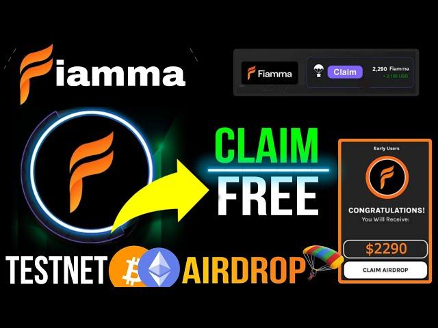 Fiamma Network Airdrop Claim Free | Fiamma Chain Testnet Airdrop Guide | New Crypto Airdrop 2024