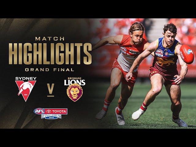 Sydney Swans v Brisbane Lions Highlights | Grand Final, 2024 | AFL