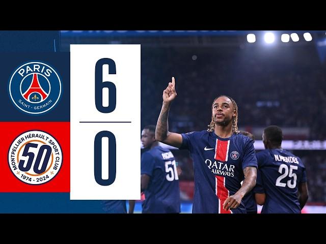 ️ HIGHLIGHTS OF THE BIG 6-0 WIN  MONTPELLIER AT PARC DES PRINCES! 