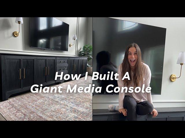 How I Built a Giant Media Console