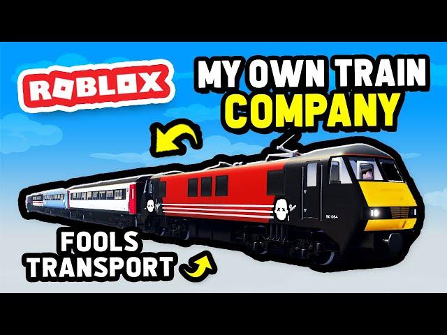 Building My Own TRAIN COMPANY in Roblox