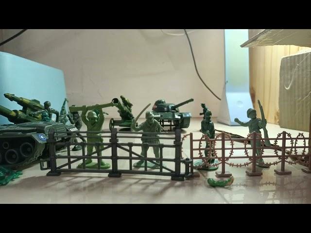 The Ambush ( Army Men Stop Motion) | Green Army Men Productions