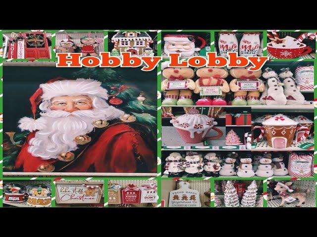 Finally Hobby Lobby NEW Christmas 2023 Home Decor Finds!!Shop With Me!!Plus 50% Off Christmas!!