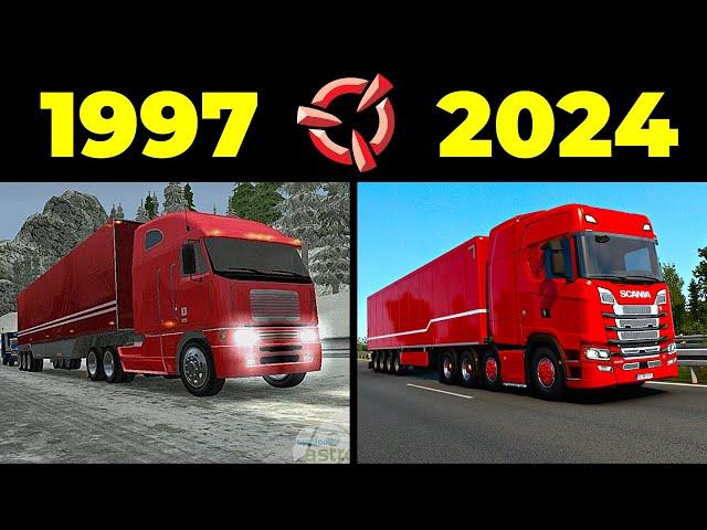 Evolution of SCS Software (1997 - 2024) | Developers of Euro Truck & American Truck Simulators