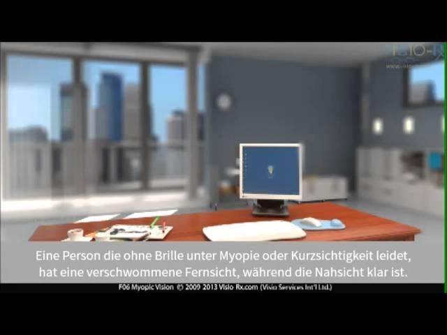 Wie eine Brille bei Kurzsichtigkeit (Myopie) zu einer besseren Sicht verhilft