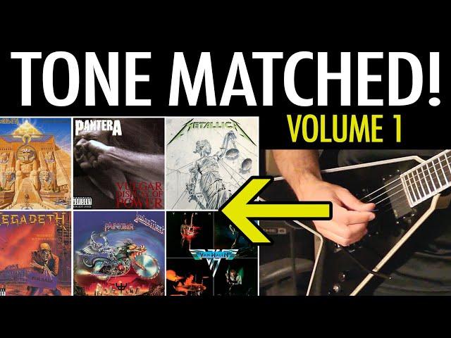 TONE MATCHED! Top 25 Heavy Metal Guitar Sounds - Vol. 1