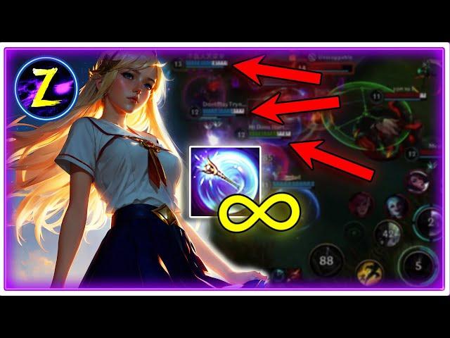 TANK LUX IS STUPID! (NO SKILLS & BRAIN NEEDED) - Wild Rift Challenger Build & Gameplay