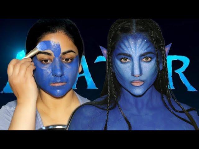 I Tried to Recreate The AVATAR Makeup Look!!