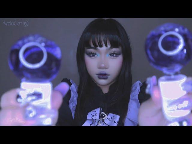 ASMR. sassy kuromi クロミ does your night time skin care ‍️