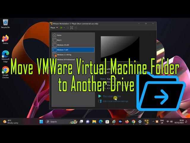 How to Move VMWare Virtual Machine folder to another location