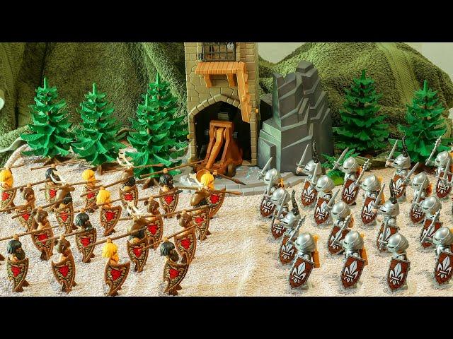 Knights VS Fauns Playmobil stop motion film