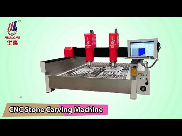 Hualong Stone Machinery 2D/3D Engraving Machine for Stone Granite Marble Carving with CNC Router