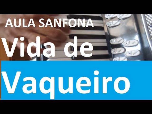 VIDA DE VAQUEIRO SANFONA COVER TUTORIAL VIDEO AULA