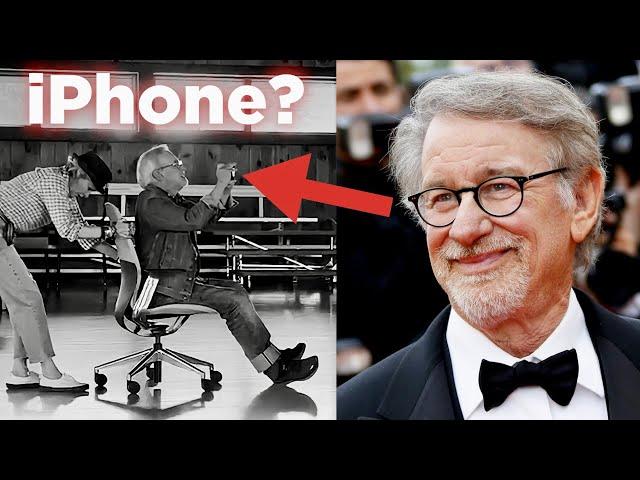 Steven Spielberg shot a music video on his PHONE?