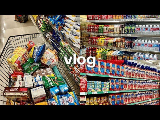 GROCERY VLOG PH  realistic grocery shopping, monthly essentials, life in MNL, asmr grocery with me