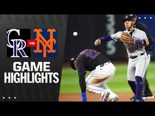 Rockies vs. Mets Game Highlights (5/30/25) | MLB Highlights