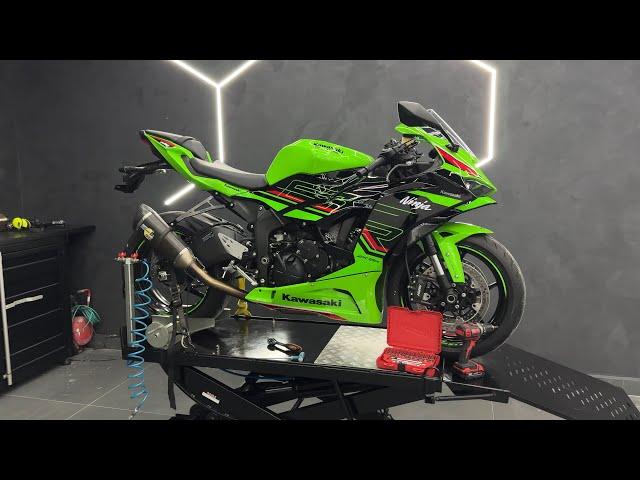 INSTALEI NOVOS ACESSÓRIOS DA ZX6R 2025 =D