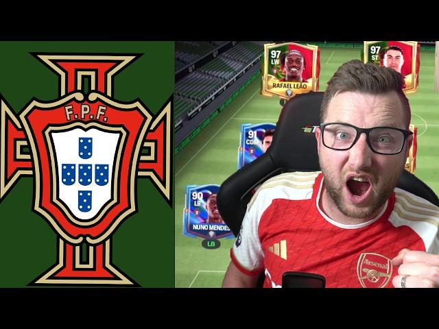 We Built a Full EURO 2024 Portugal Promo Squad on FC Mobile!!