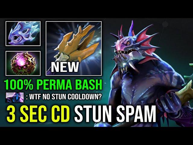 3 SEC CD CRUSH SPAM 1v5 Solo Mid Octarine Core + Moon Shard 100% Permanent Stun Slardar Dota 2