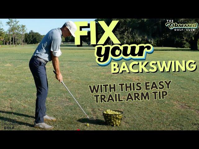 FIX YOUR BACKSWING WITH THIS EASY TRAIL ARM TIP