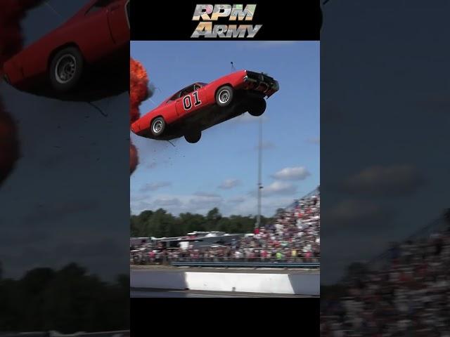 General Lee Jump at Mopar National National Trail Raceway