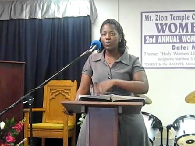 MZ TEMPLE Women Lfting up a standard of Holiness part 1