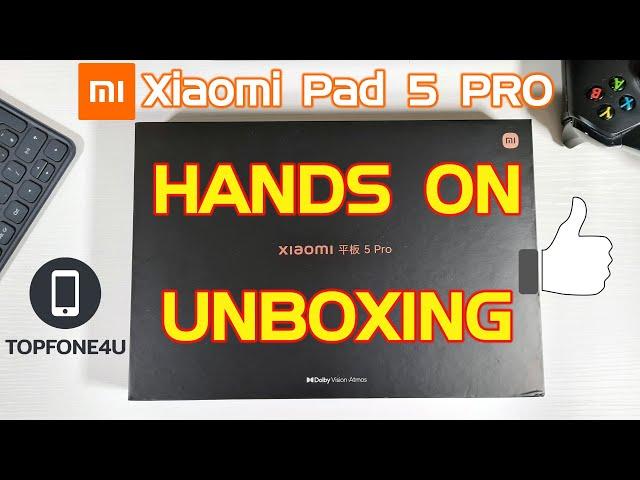 Xiaomi Pad 5 Pro Unboxing Hands on & First impressions. Powerful 120Hz Display Android 11 Tablet