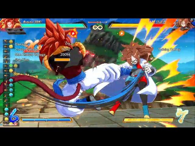 Gogeta be SHMOOVIN midscreen in this style combo | Dragon Ball FighterZ