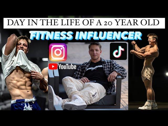 DAY IN THE LIFE OF A 20 YEAR OLD FITNESS INFLUENCER | Matthew Scriv