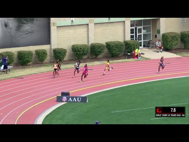 Tamari Davis National Record 200m