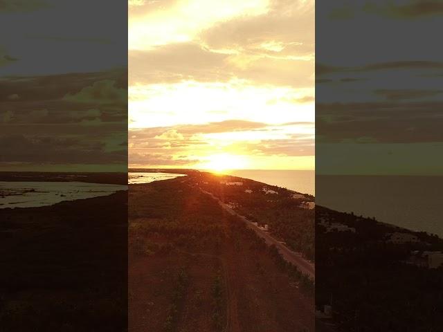 Atardecer ️ en Cayo  Coco  Tropical Living Terrenos a 140 m del Mar en San Bruno Yucatán