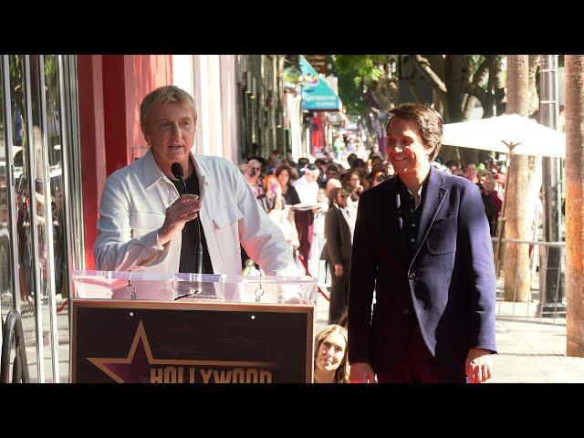 William Zabka speech at the Ralph Macchio Hollywood Walk of Fame star ceremony