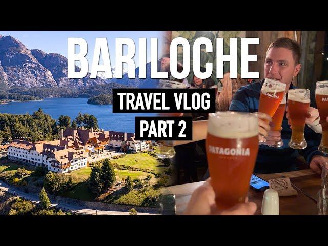A Weekend in Bariloche Argentina Vlog - Lllao LLao Hotel, Hiking, & Beer (PT. 2)