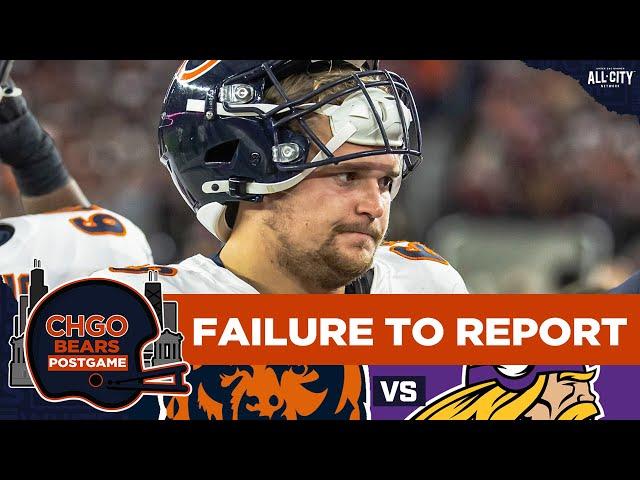 BEARS POSTGAME: Chicago Bears offense doesn’t report in loss vs Vikings | CHGO Bears