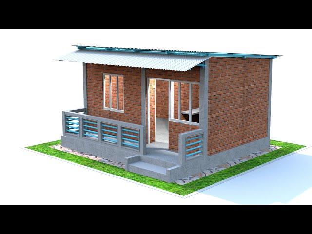 1 लाख 20 हजार मे PM AWAS YOJANA का घर का डिजाइन | P. M. A. Y  house plan | small house plan