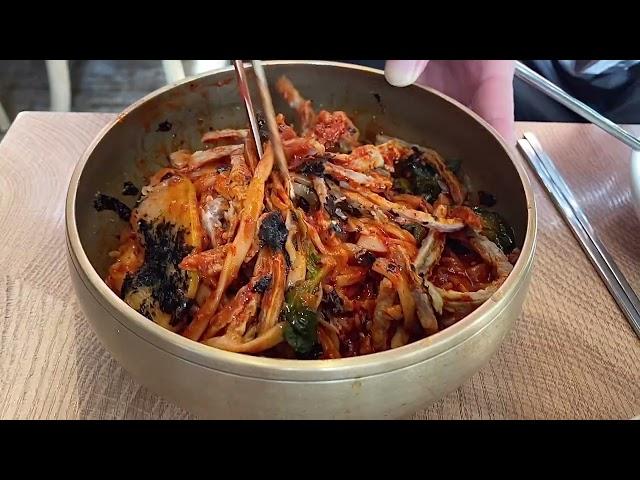 비빔국수 칼만두