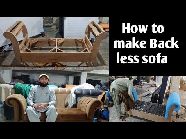 How to make back less  sofa by step A.M.B Furniture