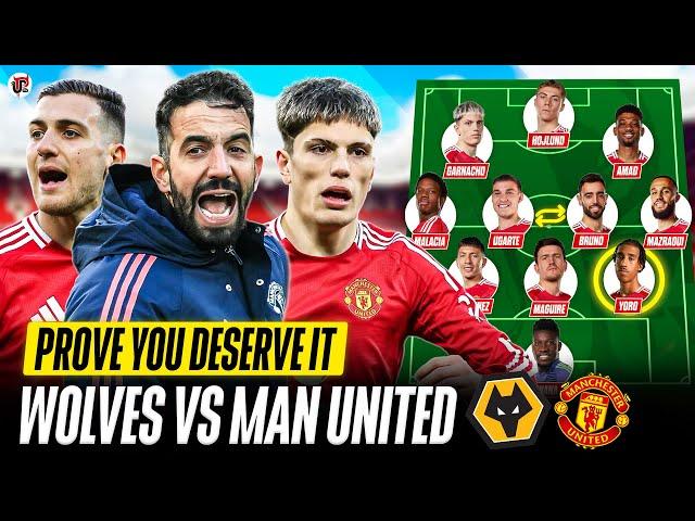 Amad, Yoro & Garnacho START? Amorim's DEMANDS | WOLVES vs MAN UTD Starting XI