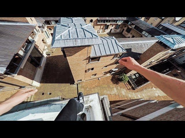 Rooftop Parkour POV - Cambridge 