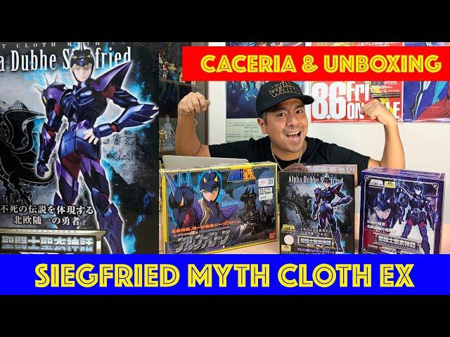 SIEGFRIED MYTH CLOTH EX CACERIA Y UNBOXING DESDE TOKYO CON EL TIO JAPAN GEEK | SAINT SEIYA VINTAGE