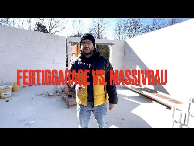 Fertiggarage vs. Massive Garage: Vor- und Nachteile