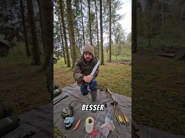 #survival #survivalmesser ##bushcraft #outdoor #alone #überleben #davidleichtle #coldsteel #7vswild