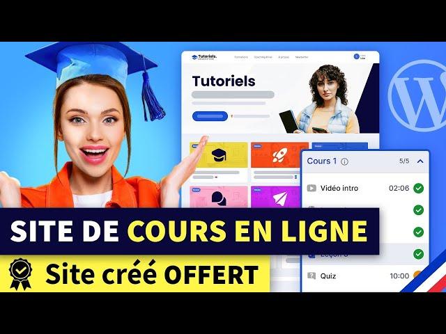 Créer un site Web de formation en ligne en 2H  | Sans Code avec WordPress & Tutor LMS ! (2024)